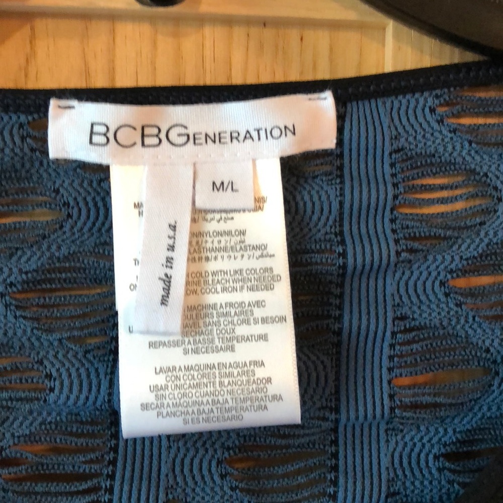 Bcbgeneration Boysenberry Combo Crossback Dress - image 2